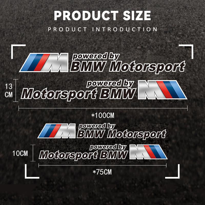 keychain 1Set Car Door Creative Stickers Logo Styling Decoration Decal Accessories For BMW Performance F30 E90 E46 3 5 7 Series gzjm96