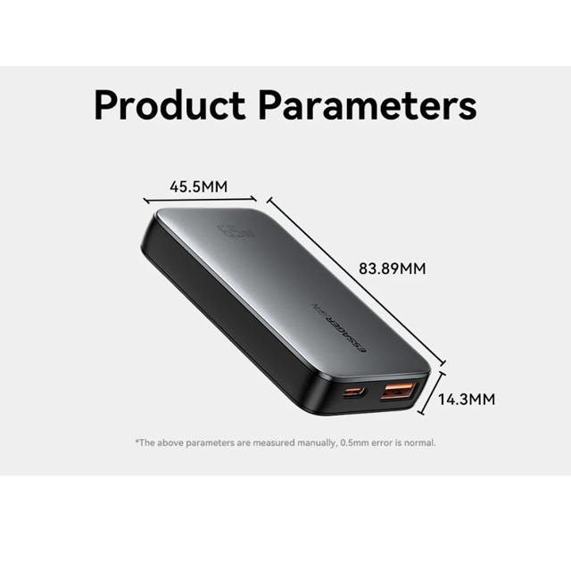 Essager 65W GaN Charger USB Type C Quick Charge 3.0 Fast Charger for iPhone 15 14 Xiaomi Samsung Ipad Macbook Tablet PD Charger