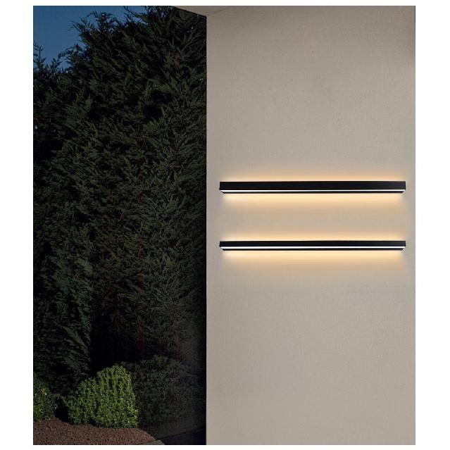 LED Lighting Wall Lamp IP65 Garden AC Long Wall Light Outdoor Waterproof Modern Long Strip 85-256v OutdoorDecoration