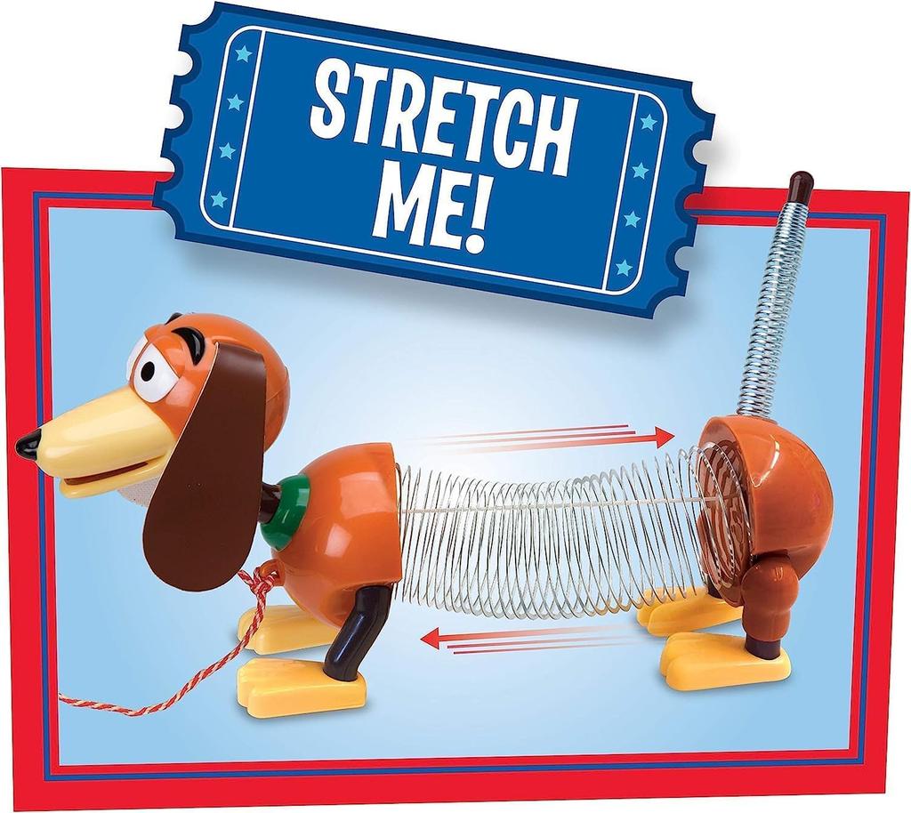 Disney Pixar Toy Story Slinky Dog Pull Toy with Retro Packaging, Movie Toy [Parallel Import]