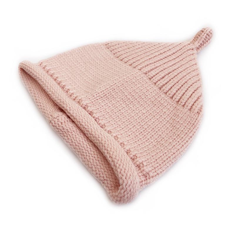 Унисекс шерстяная детская шапка "Кот Брат": Новое поступление Осень/Зима, Однотонный, Теплый трикотаж, Классический дизайн.