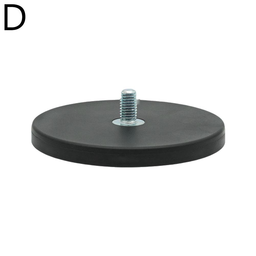 D88mm резиновый магнит M6/M8 с плоским основанием и присоской, устойчивый к царапинам магнит, прочное магнитное резиновое основание, неодим