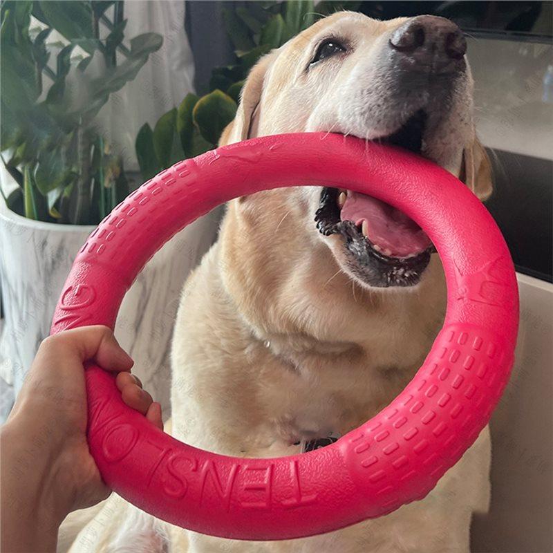 Тренировочный инструмент для жевания для собак Кольцо Неубиваемое Летающее Плавающее Апортировка Для Маленьких Средних Больших