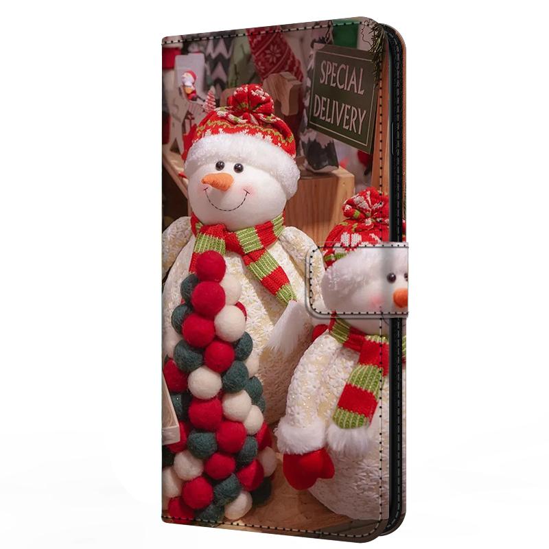 Wallet For Oneplus Ace 6 Flip Stand Book Phone Cover Magnetic Leather Case Cartoon Anime Merry Christmas Capa Oneplus Ace6 5G