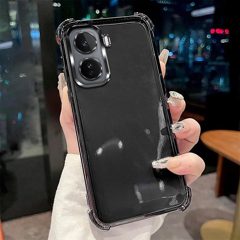 Four Corners Anti-shock Protection Cases For VIVO IQOO Neo 11 Plating Lens Protection Film Cover Bumper For IQOO Neo11