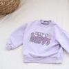 Children Unisex Spring Autumn Long Sleeve O Neck Letter Printed Loose T Shirt Tops for Boys Girls