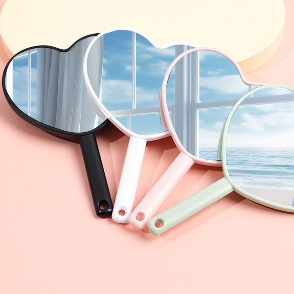 Cute Love Makeup Mirror Makeup Mirrors Handheld Makeup Mirror 2024 Mini Love Mirror