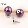 Removable Clothing Buttons 5Pcs Fake Pearl for Clothing, Decorative Brooch Pins, No Instant Fabric Fixer Sew Safety Pins Shirt Neckline Embellishment,