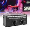 with Volume Control Knob 6 Way Sound Switcher Stereo Audio Switcher  for Speaker Subwoofer
