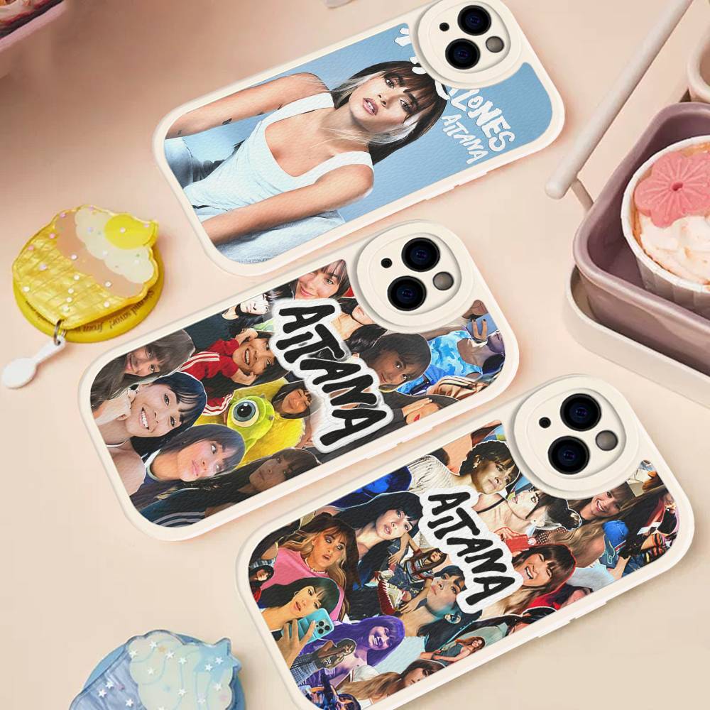 Singer A-Aitana Ocana Phone Case For IPhone 16 15 14 13 12 11 Pro Max Plus Leather Shockproof Cover