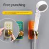 Punch-Free Shower Bracket Wall Mounted Shower Head Base Durable Shower Head Stand