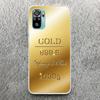 Fine Gold Pattern Printing Print Soft Case for Xiaomi Redmi Note 14 13 12S 11S Phone Shell 10 Pro Plus 11E 11T 12 11 10S 5G Cove