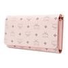 MCM Monogram Leather Wallet Crossbody Shoulder Bag Women bags Pink MXEBSVI01QH001