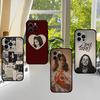 Черный чехол для телефона с изображением певицы Lana Del Rey, подходящий для IPhone 17, 16, 15, 11, 13, 14 Pro Max, Plus, X, Xr, Xs Max, 13 Mini