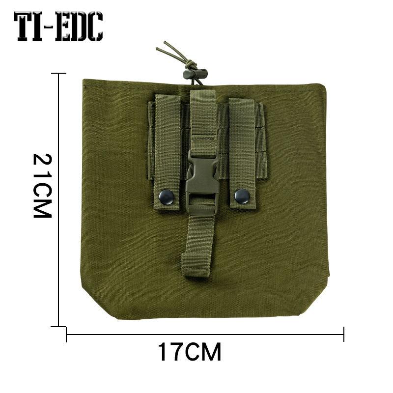ОТЛИЧНАЯ ELITE Сумка для дампа Molle Сумка для журналов на шнурке Складная сумка для дампа Поясная сумка