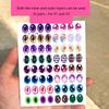 For 17cm Labubu Doll Accessories Facial Makeup Stickers Eye Decoration Stickers DIY Decoration Materials and Accessories