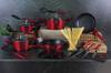 Berlinger Haus Bh-6162 Burgundy Granite Cookware Set 17 Pieces