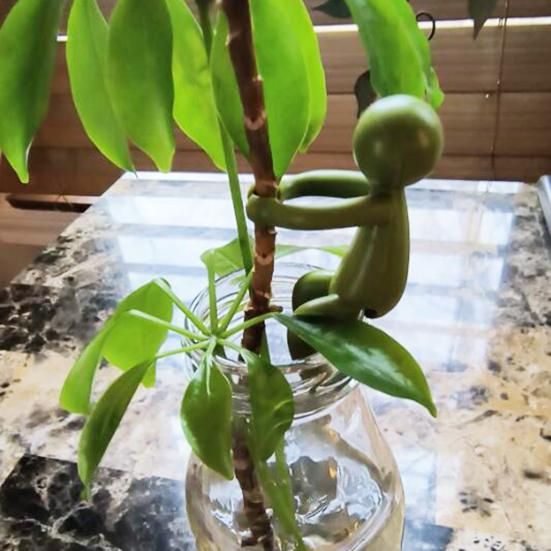 1 шт./6 шт. Водонепроницаемая подставка для растений, держатель для размножения растений Buddy Mini Man, для срезанных цветов, рассады, ухода за растениями