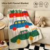 artist KKatie Bennn Throw Warm Soft Flannel Blanket Multiuse for Sofa Bed Camping Travel Nap