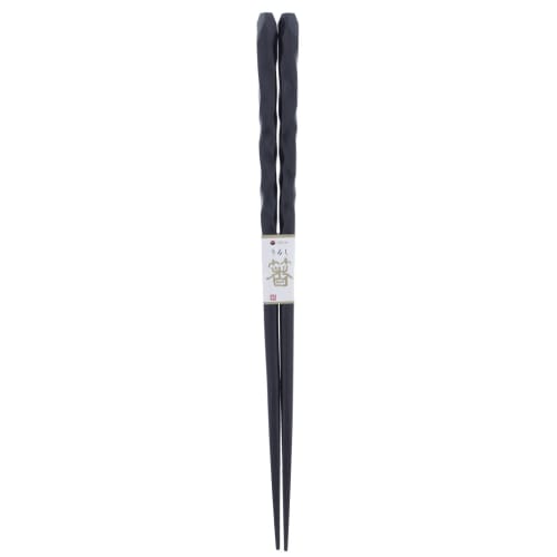 Ishida Japanese Chopsticks, Ebony, Musashi Style, Lacquer, Tip, 23.5cm