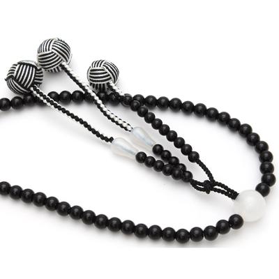 Soka Gakkai Prayer Cool Odamaki Luxury SGI Prayer Unisex Beads, черный, Brahma, кисточка, бусины,