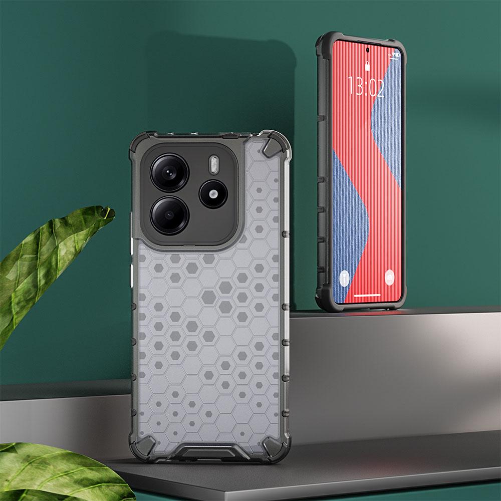 KEYSION Противоударный чехол для Redmi Note 14 4G 14 Pro+ 5G Силиконовый+ПК Прозрачный сотовый чехол для телефона Redmi Note 14 Pro 5G