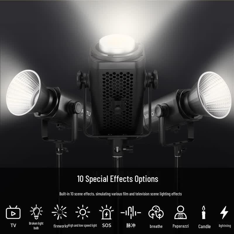 Miaotu CL200B 200 Вт светодиодный двухцветный студийный световой комплект