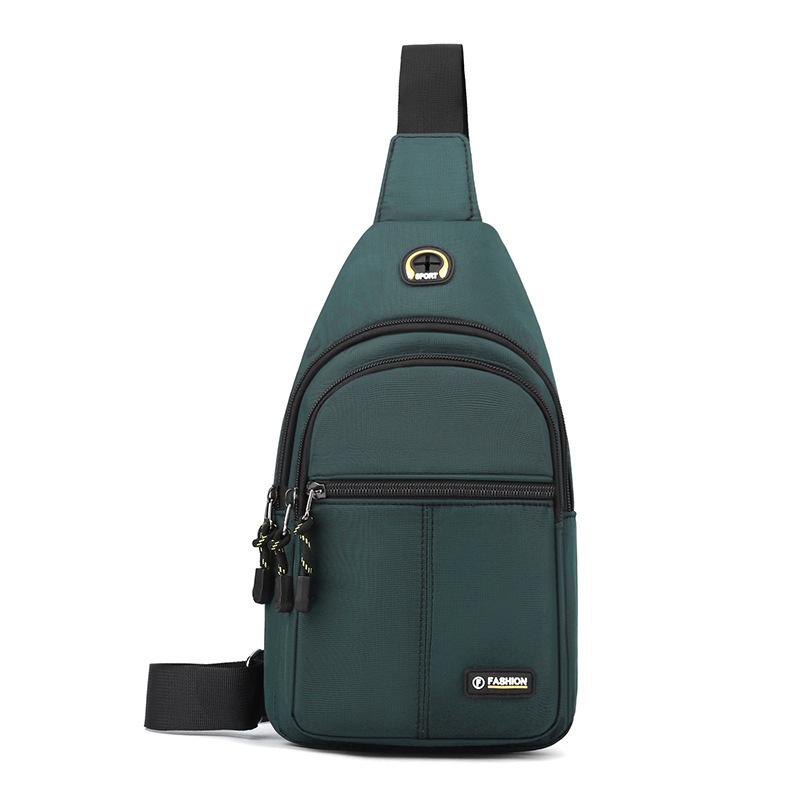 Мужская нагрудная сумка, повседневная наплечная сумка, легкая дорожная спортивная нагрудная сумка, универсальный трендовый модный мужской кроссбоди маленький рюкзак