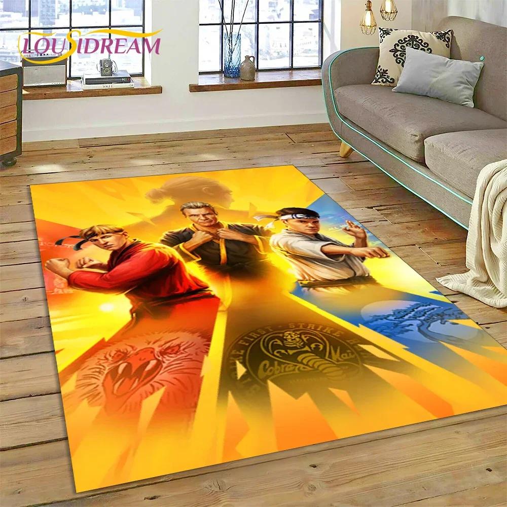 Cobra Kai Classics Телевизионный Ковер Amanda Karate для Спальни Гостиной Домашний Декор Дивана, Игровой Большой Декоративный Коврик для Пола для Детей
