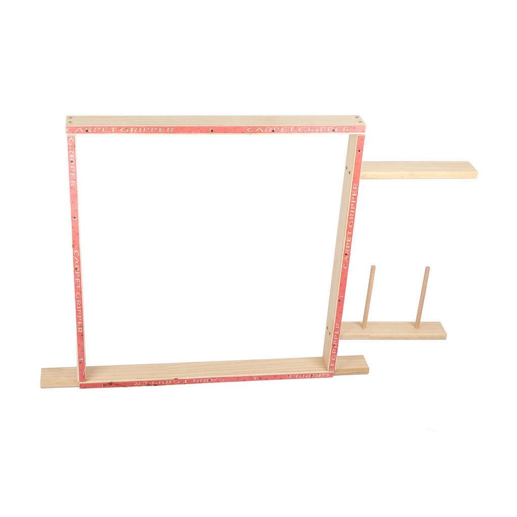 Tufting Frame Wooden Carpet Weaving Gun Frame DIY Crafts Table Stand Frame Tapestry Making Tool