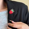 Minority Design Drip Oil Fruit Brooches Jewelry Accessories Vintage Collar Pin  Girls