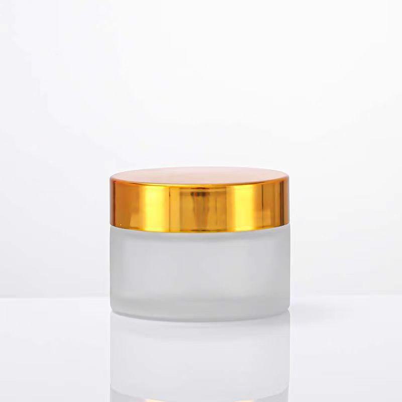 Frosted Glass Bottle for Eye, Face Cream & Mask (5g-100g)