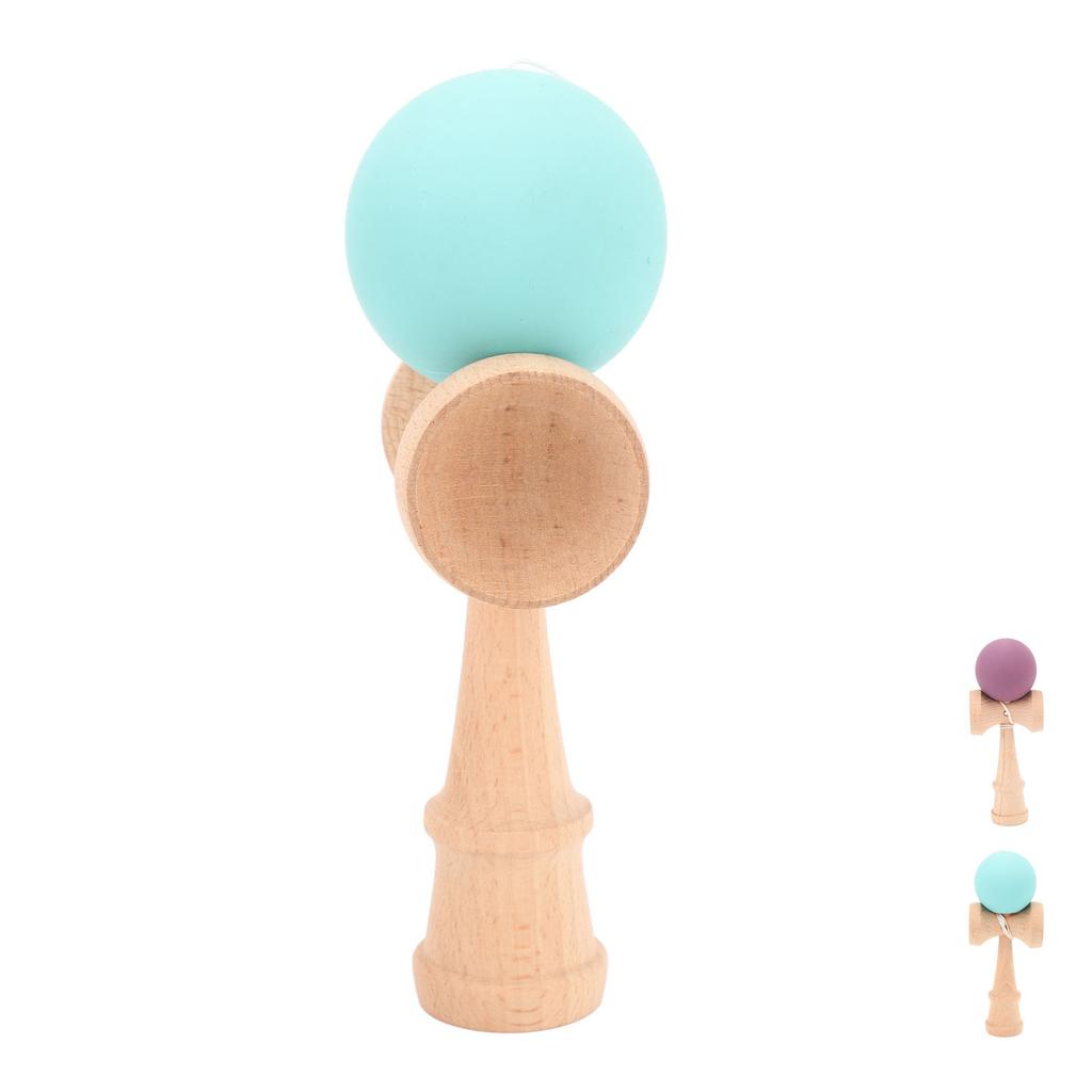 Kendama Wooden Kendama Toy Portable Kendama Improves Hand Eye Coordination with String for Indoor an