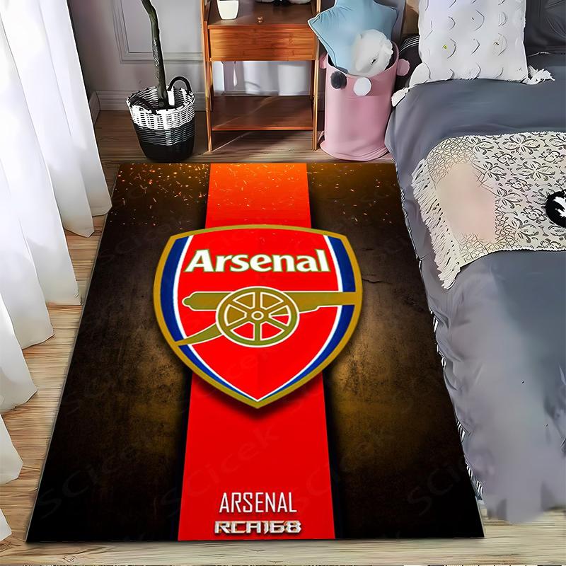 Arsenal Logo Designed floor mat, suitable as a non-slip mat for the living room or bedroom sofa