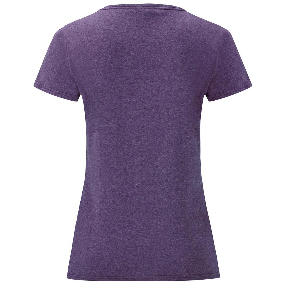 Fruit of the Loom Womens/Ladies Valueweight Heather Lady Fit T-Shirt