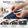 4 Sets Star Shape Pant Waist Tightener, No Sew Adjustable Jean Clips Buttons to Tighten Waist, Detachable Pants Waist Adjuster Tightener