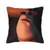 Cartoon Marcus The Worm Pillow Cover  Novelty Pillow Case For Couch Sofa Bedroom Comfy Cushion Cover Birthday Gift