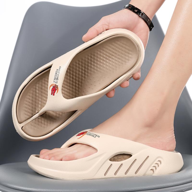 2025 Новая Мода Мужские Шлепанцы Уличные Тапочки ЭВА Мягкие Мужские Сандалии Пляжная Обувь Повседневные Слайды Шлепанцы Для Мужчин ЖЕНЩИН