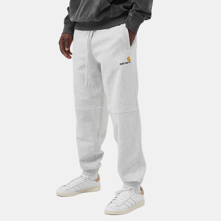 Carhartt WIP Вышитый логотип Свободный крой Повседневные вязаные спортивные штаны Мужские брюки I027042-482-XX