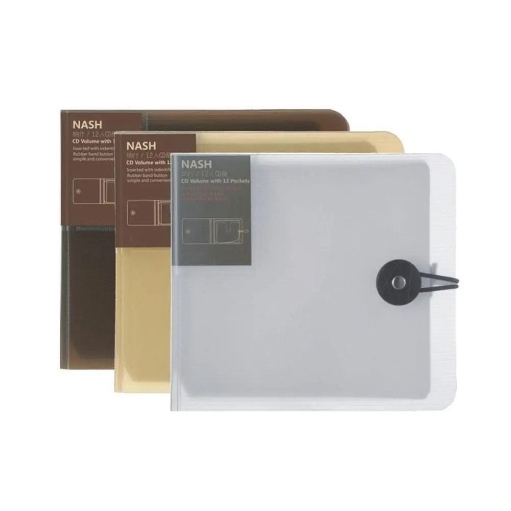 Transparent DVD Holder Album Box CD Sleeve CD Box Bag CD Storage Case DVD Organizer