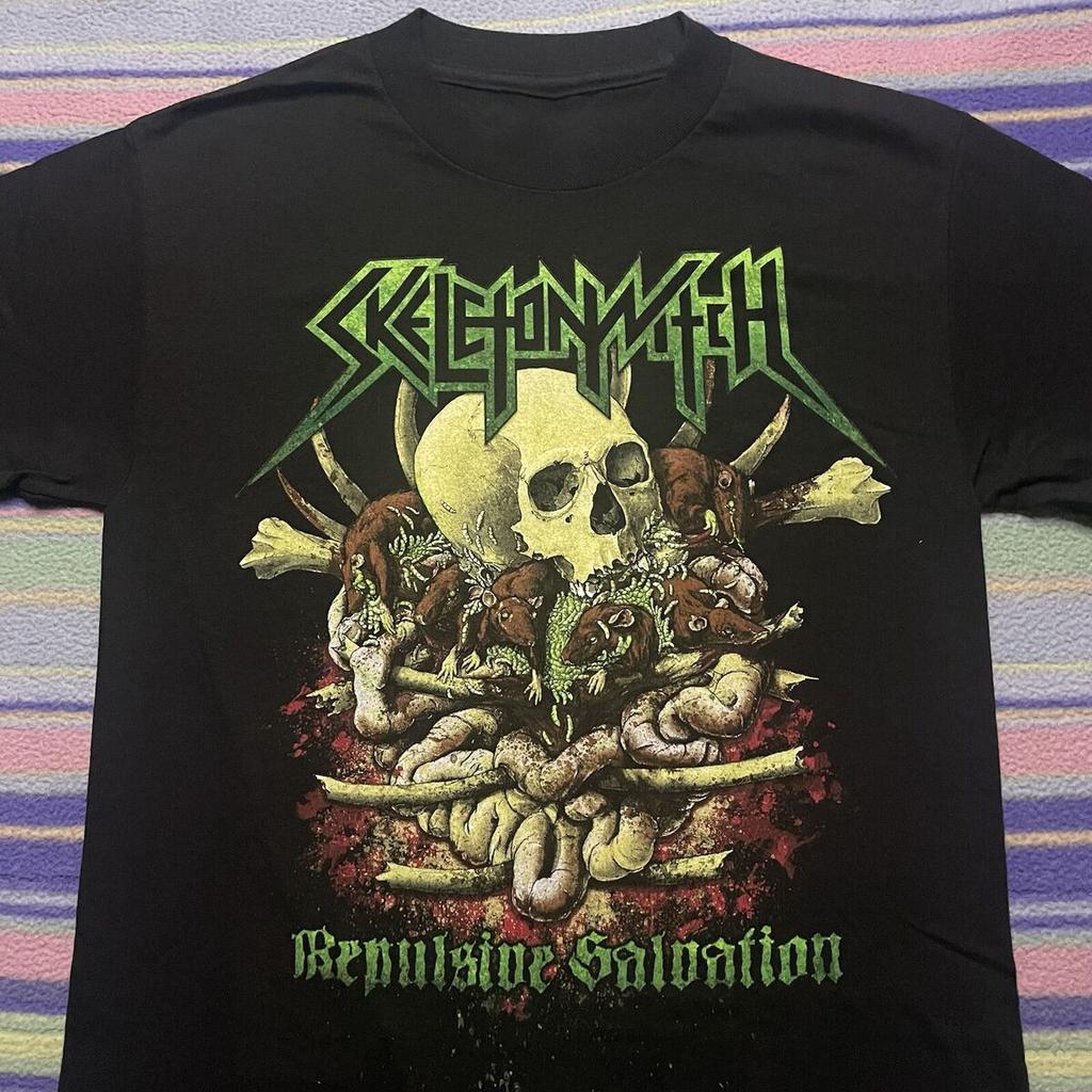 Rare Skeletonwitch Band T-Shirt Tour Concert Short Sleeve Adult S to 5XL EM0237 Unisex T-Shirt