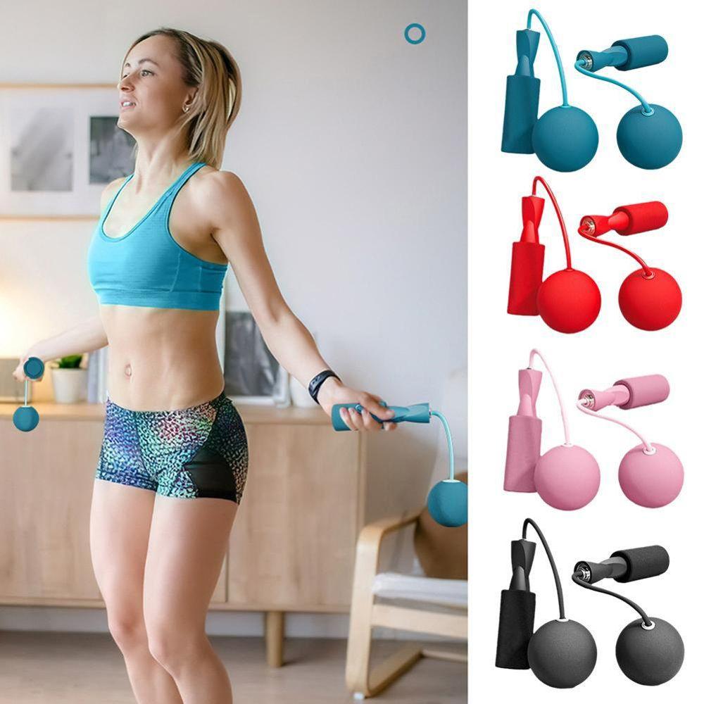 Bearing Weighted Training Adjustable Jump Rope Cordless Jump Rope Skipping Rope Ropeless Skipping