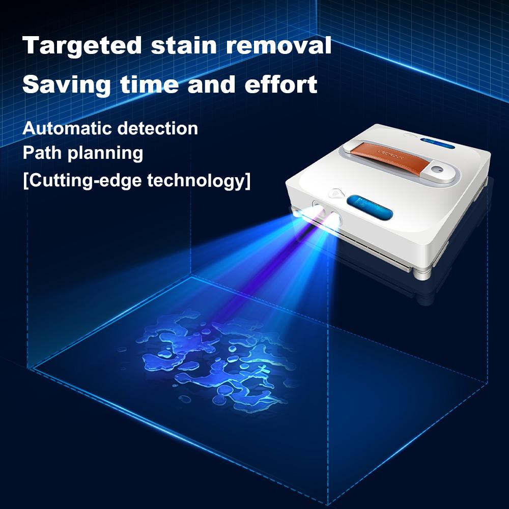 LIECTROUX S11 Robot Window Vacuum Cleanerr 4-Way Spray,Laser Sensor,Auto Glass Wet Mop,Home Floor Window Cleaning Robot