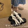 Thick-soled Cool Slippers Women's Summer Wear Exquisite and Beautiful Bow Sandals New Fashion Beach