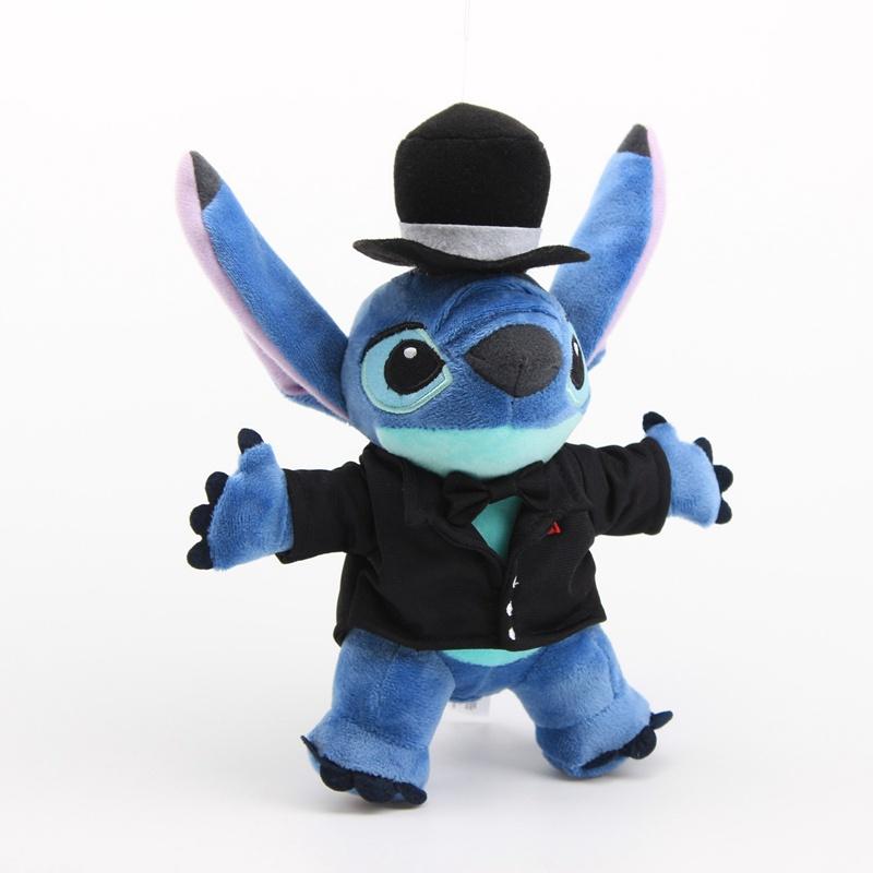 Luxurious And Cuddly New Anime Suit Lilo Stitch Plush Bear Kid Soft Toy Gift 24cm Doll Toys