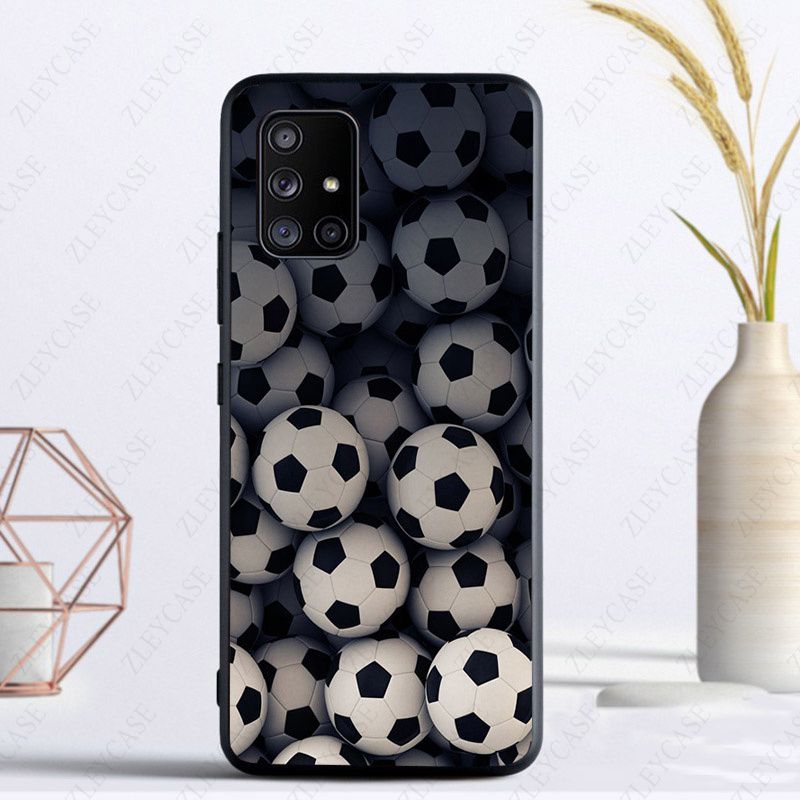 Football Soccer Coque Phone Cover For Samsung Galaxy A12 A13 A32 A52S A21S A42 A01 A50 A51 A20E A11 A40 A30s A71 A20S A70 Cases