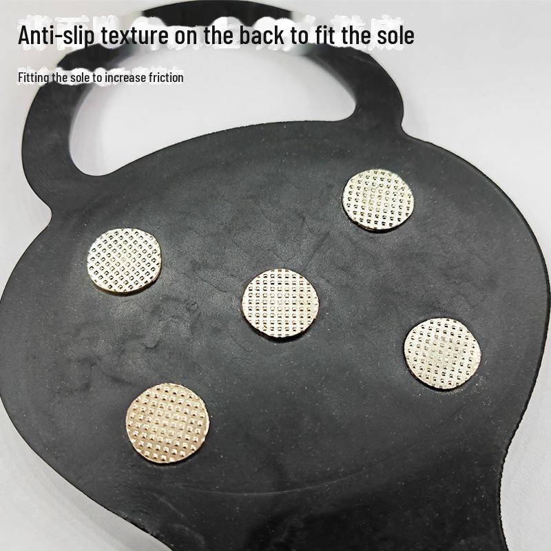 Кошки противоскольжения с 5 зубьями: Чехлы для обуви для походов по льду и снегу