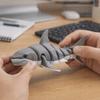 Mini Simulation Animal Multi-Joint Movable Marine Animal Model Creative Whale Figurine  Collection