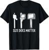 Size Does Matter Funny Postal Worker Quote Gift Unisex T-Shirt