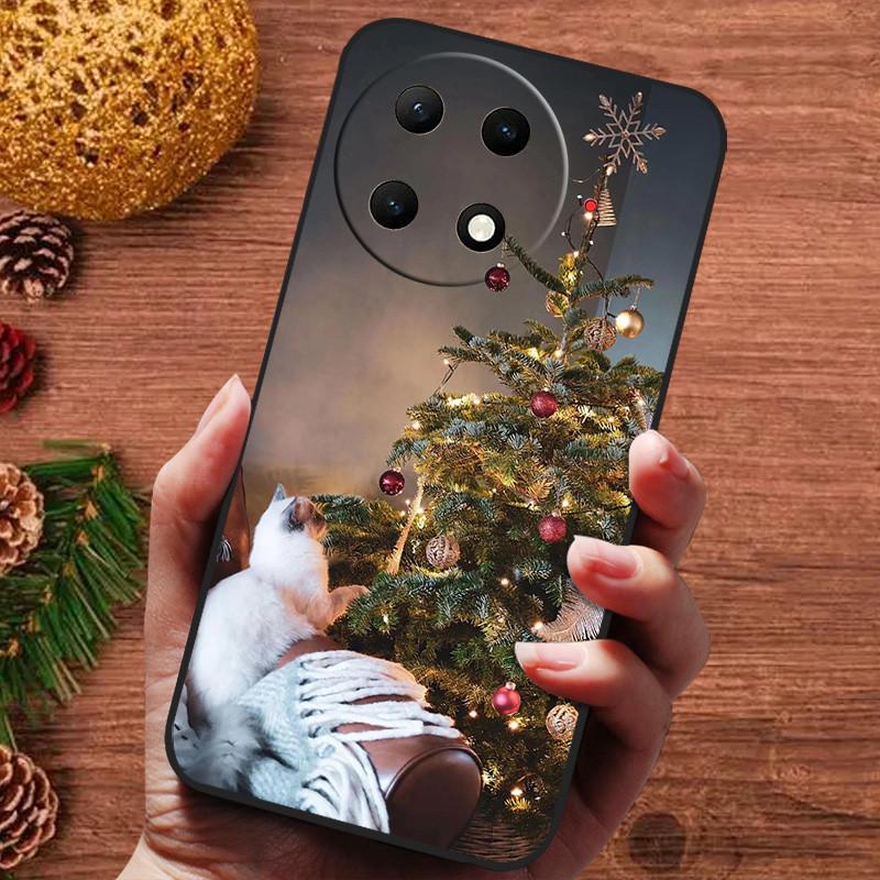 Рождественская расписная обложка для Tecno Camon 30S Pro Чехол Силиконовый Мягкий Фундас для Camon 30 Premier Camon30 4G 30 Pro 5G Чехол для телефона